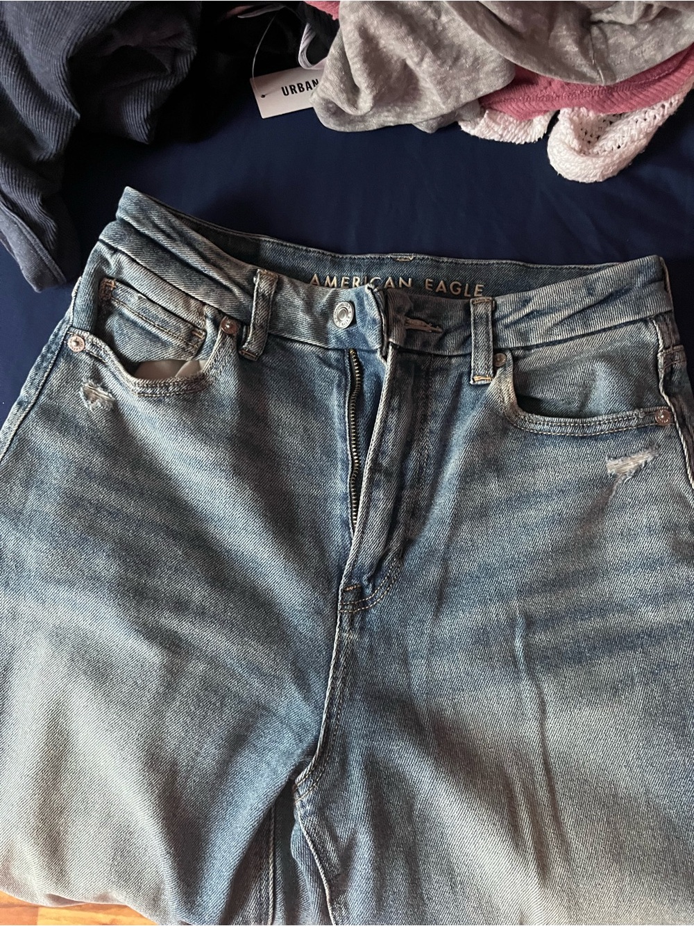 American Eagle stretch distressed jeans